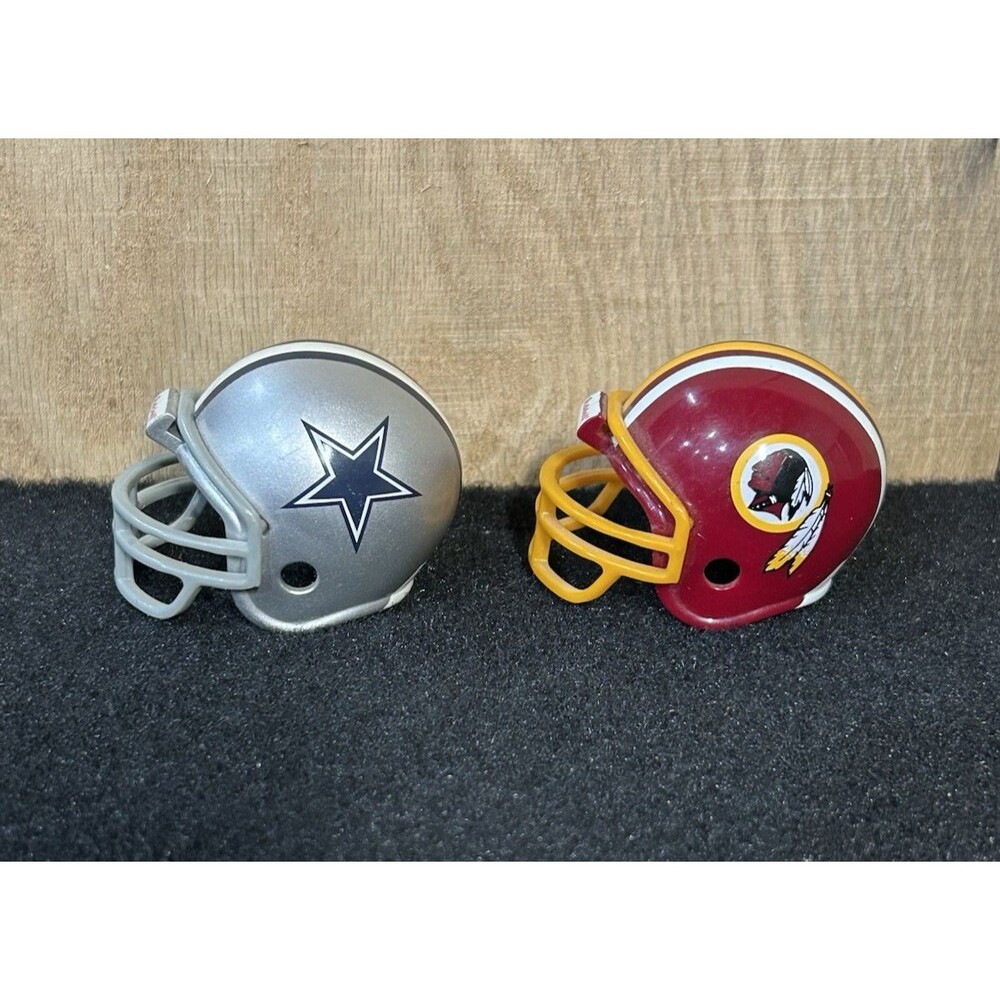 Riddell Pocket Pro Football Helmets NFL Rivals Dallas And Washington B1
